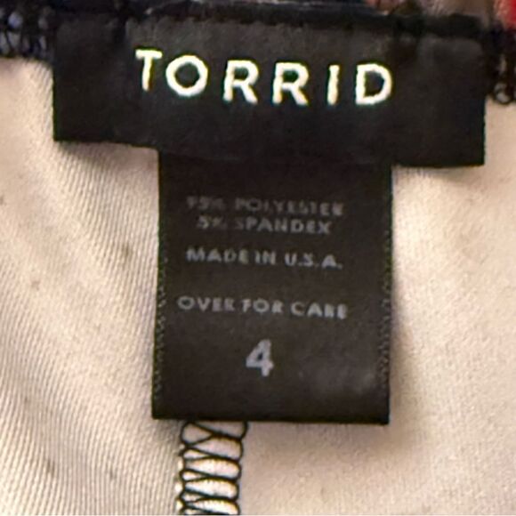 Torrid Colorful Leggings size 46 geometric print - Picture 6 of 8